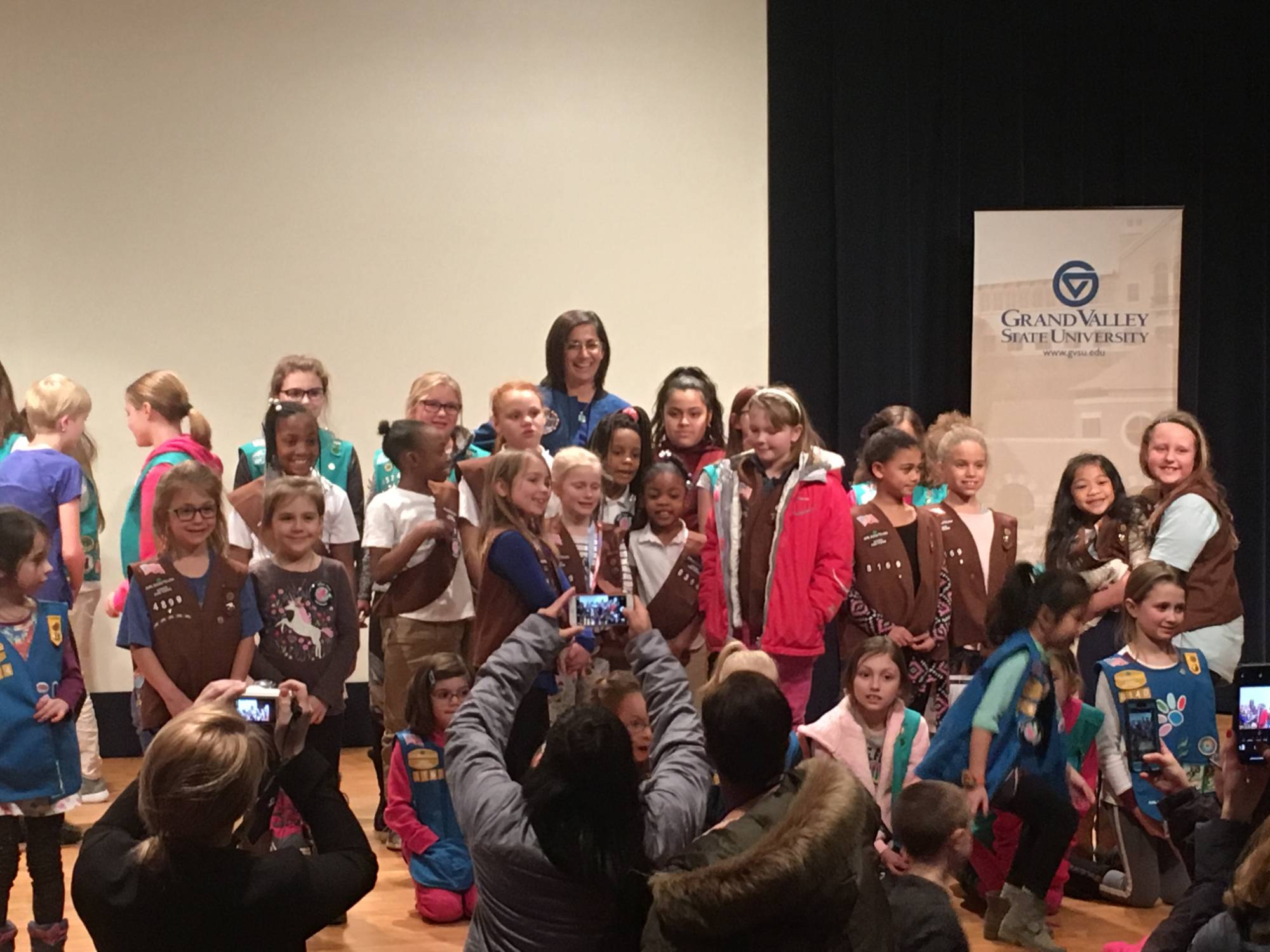 Stott and Girl Scouts presentation image